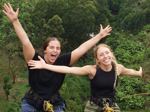 abseiling at sipi falls